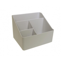 Organizer για καλλυντικά ή μολυβοθήκη, μπεζ, 18x13,5x15 εκ. Organizer για καλλυντικά ή μολυβοθήκη, μπεζ, 18x13,5x15 εκ.